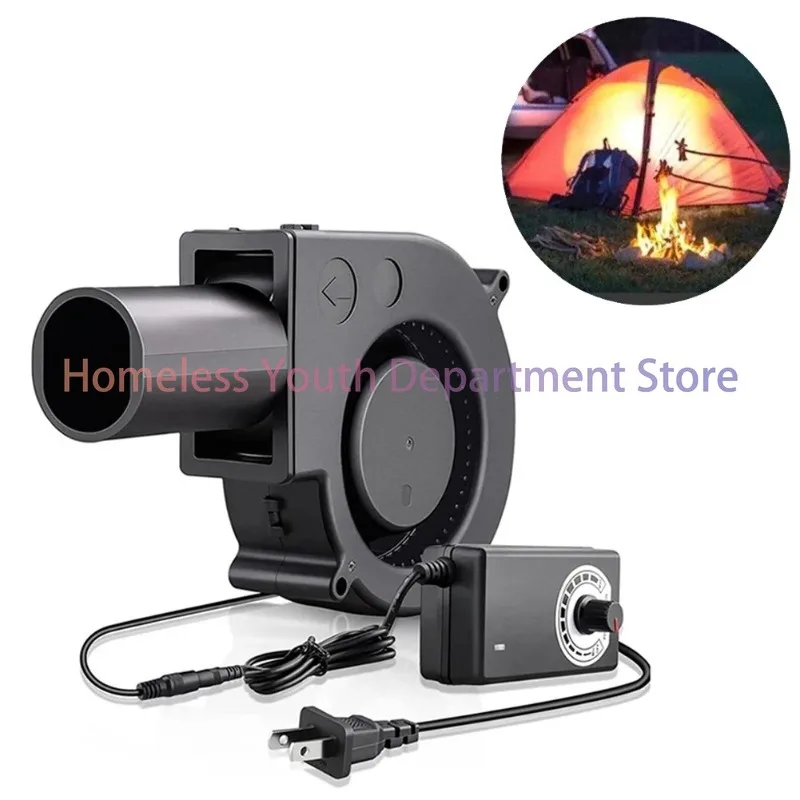 Adjustable Blower Fan For BBQ Heater Blower Air Blower Cooking Portable Machine For Home Vents Systems Tools