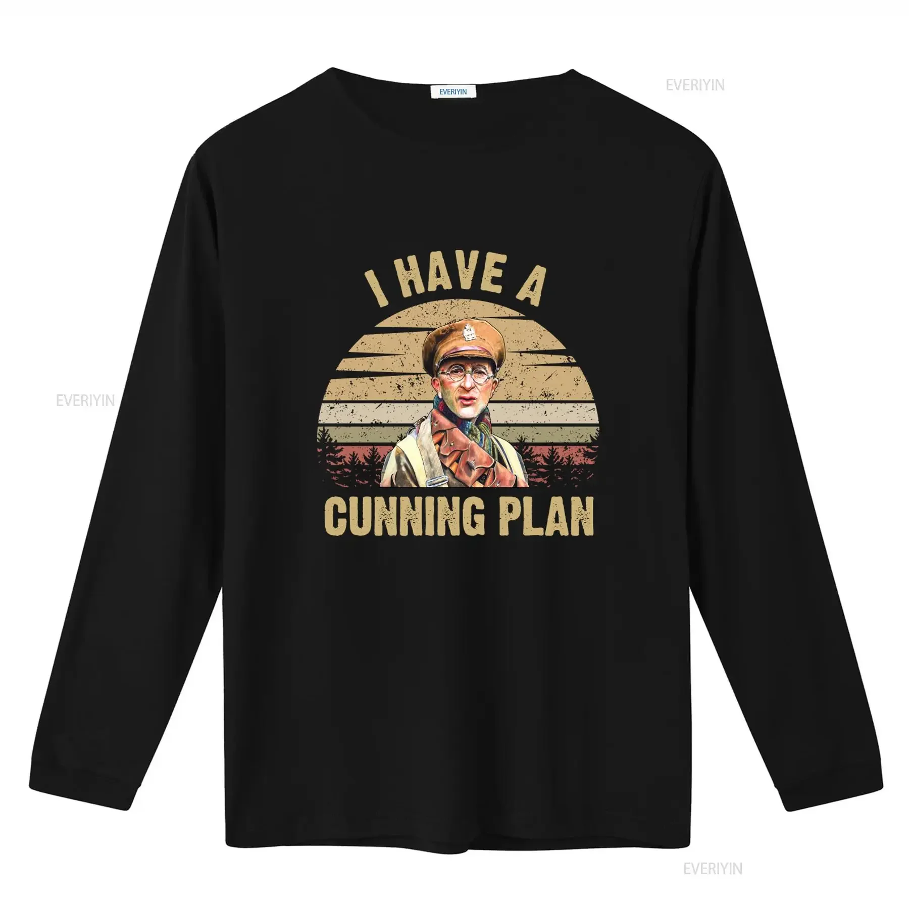 Vintage Style Blackadder Back Forth Comedy Movie T Shirt I Have A Cunning Plan Design Dark Heather Mnh040921014 1BTZ vintage