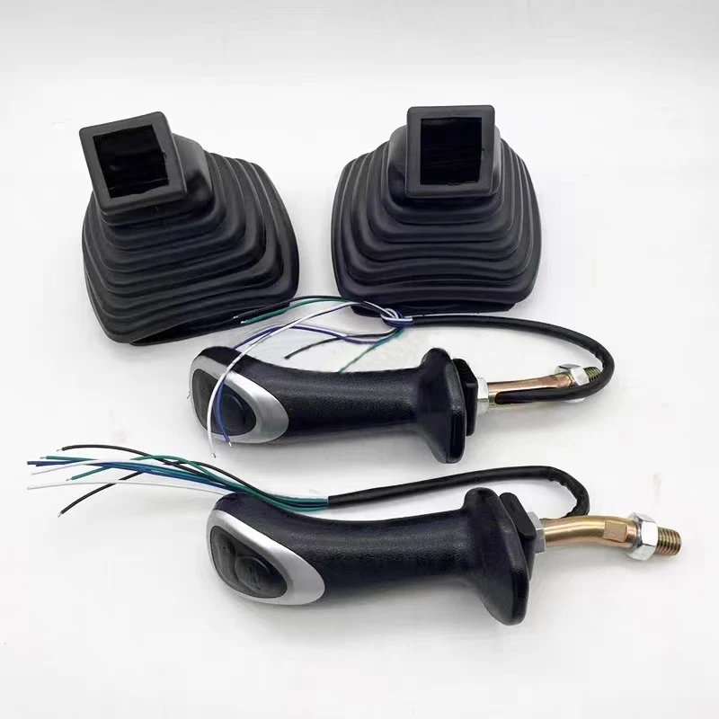 

excavator accessories For Hyundai R215 225 305 335 150 265-9 handle rubber dust boot control lever 4 key handle