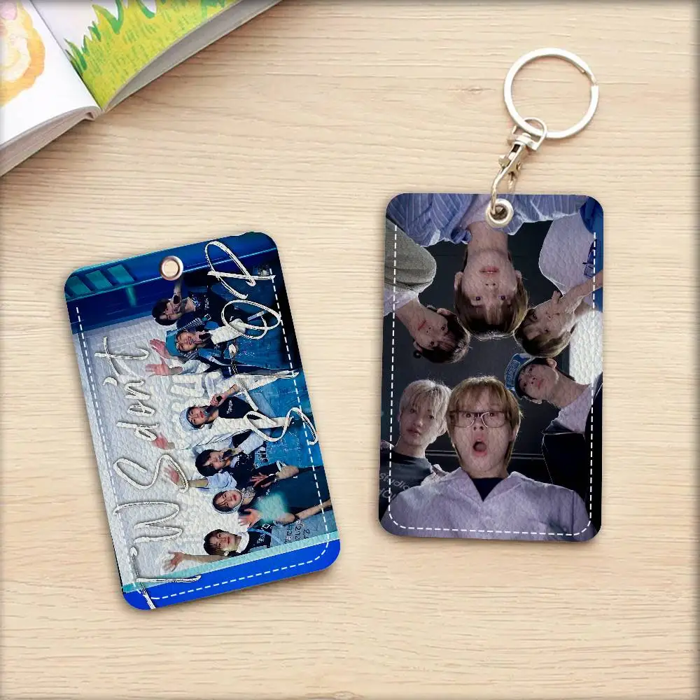 Beliebte Kpop Group T-Tws Kartenhalter Student ID Card Schutzhülle Hüllen Student Campus Access Cards Schlüsselanhänger Anti-Verlust