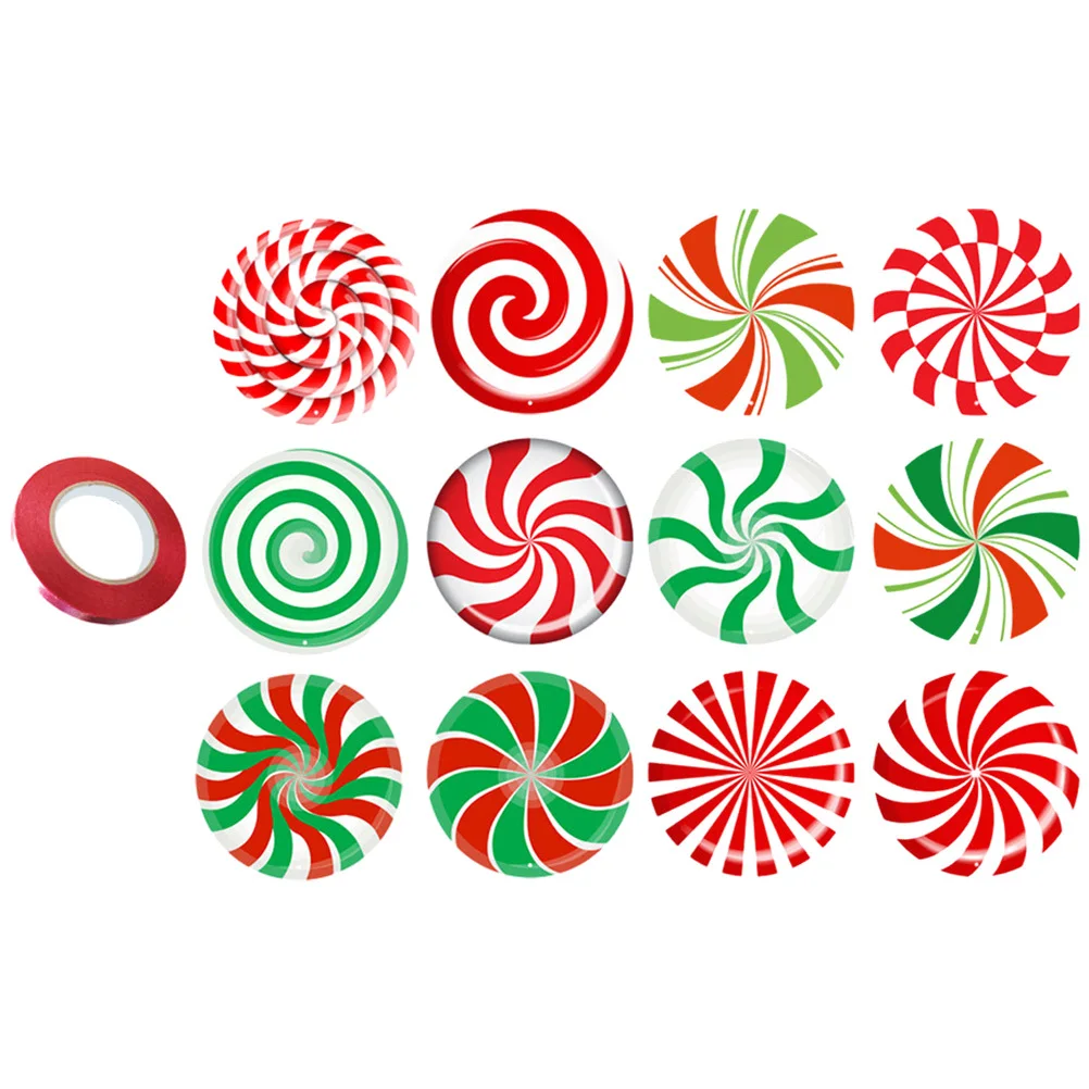 

1Set Festive Hanging Decor for Christmas Tree Plastic Xmas Ornaments Party Decorative Pendant Reusable Set