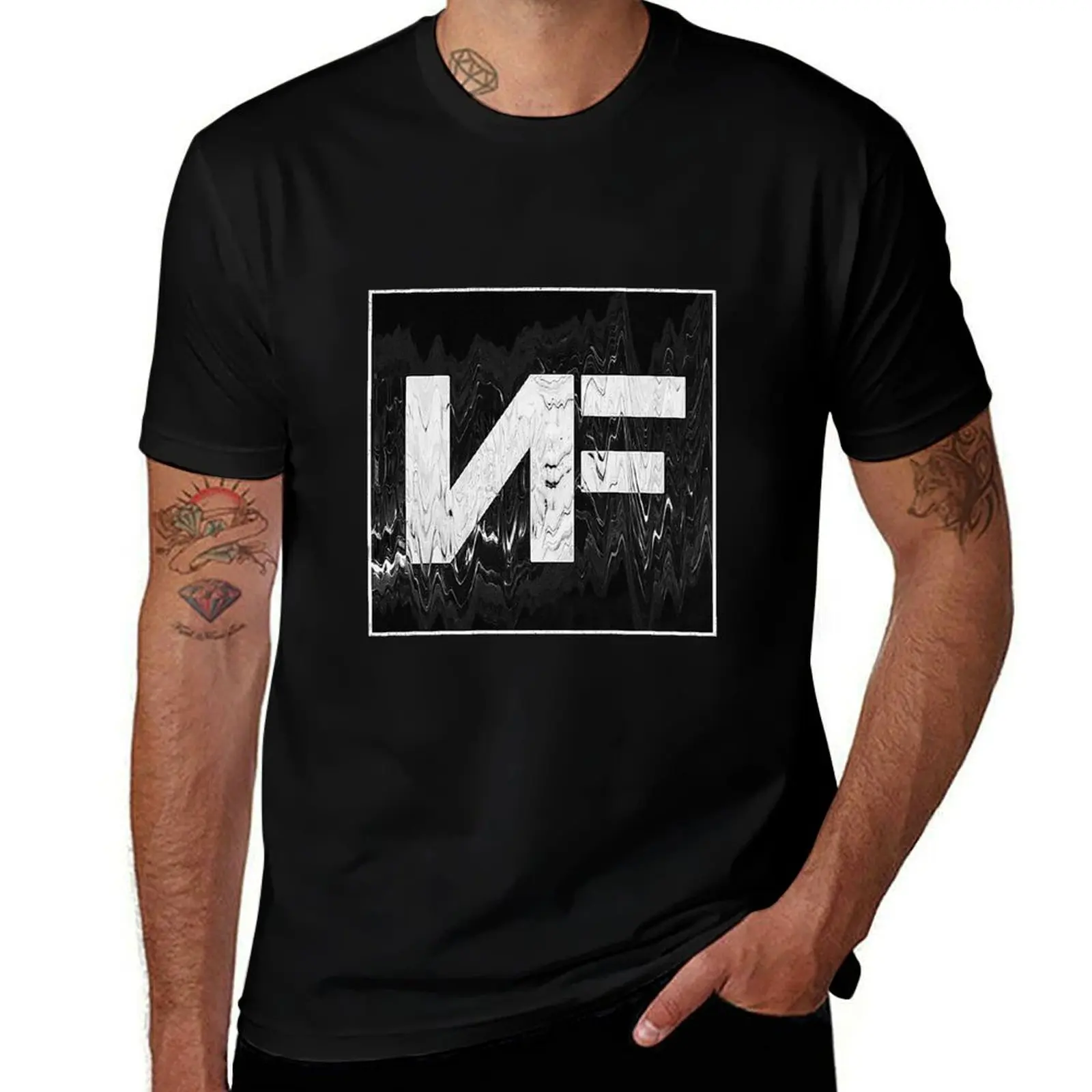 NF Dripping Static T-Shirt Basic Simple Casual Short Sleeve Tee T-Shirt