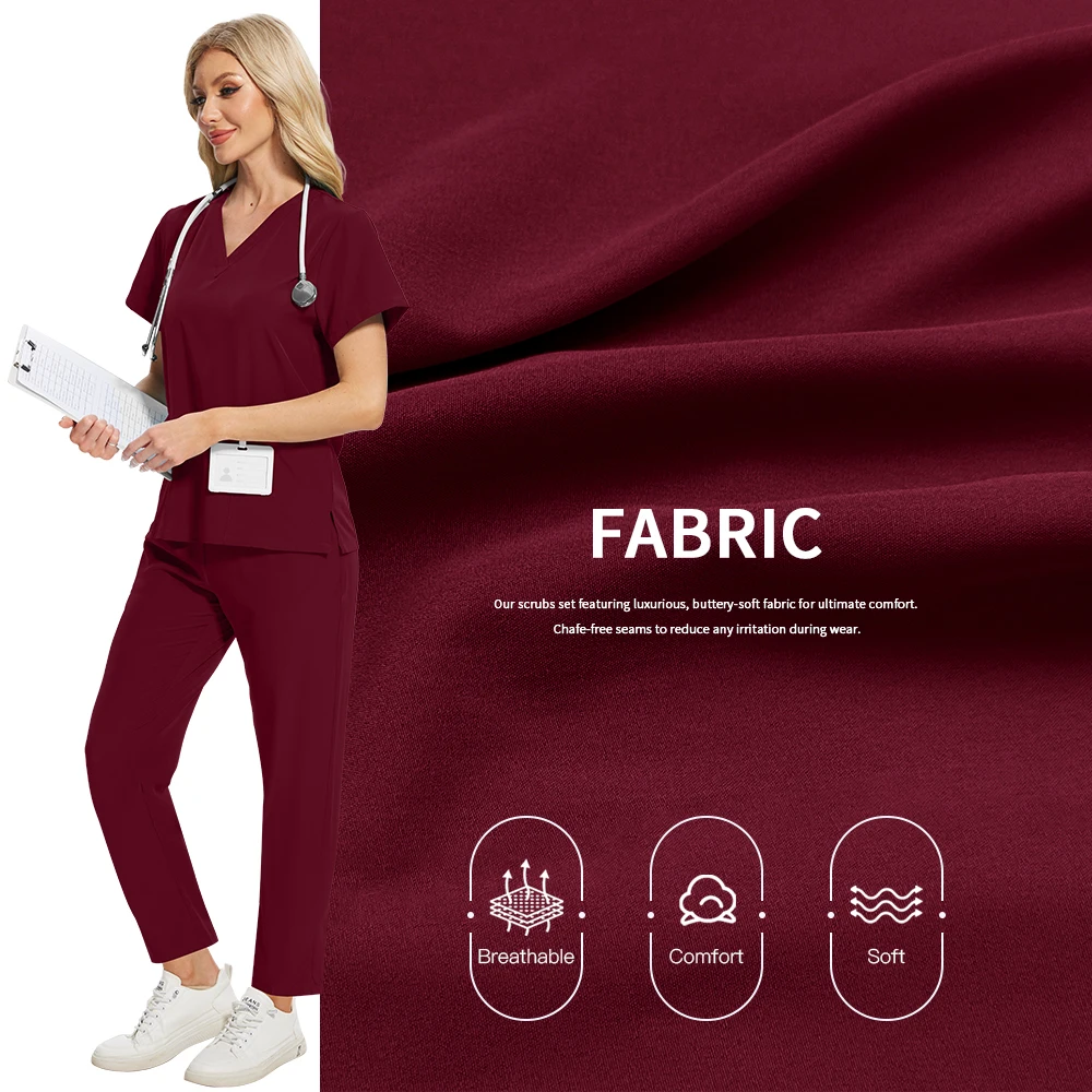 Vêtements de travail pour le lavage des mains, pour hommes et femmes, uniformes de travail pour animaux de compagnie, accessoires d'infirmière d'hôpital, esthéticienne, vêtements de travail pour SPA, été