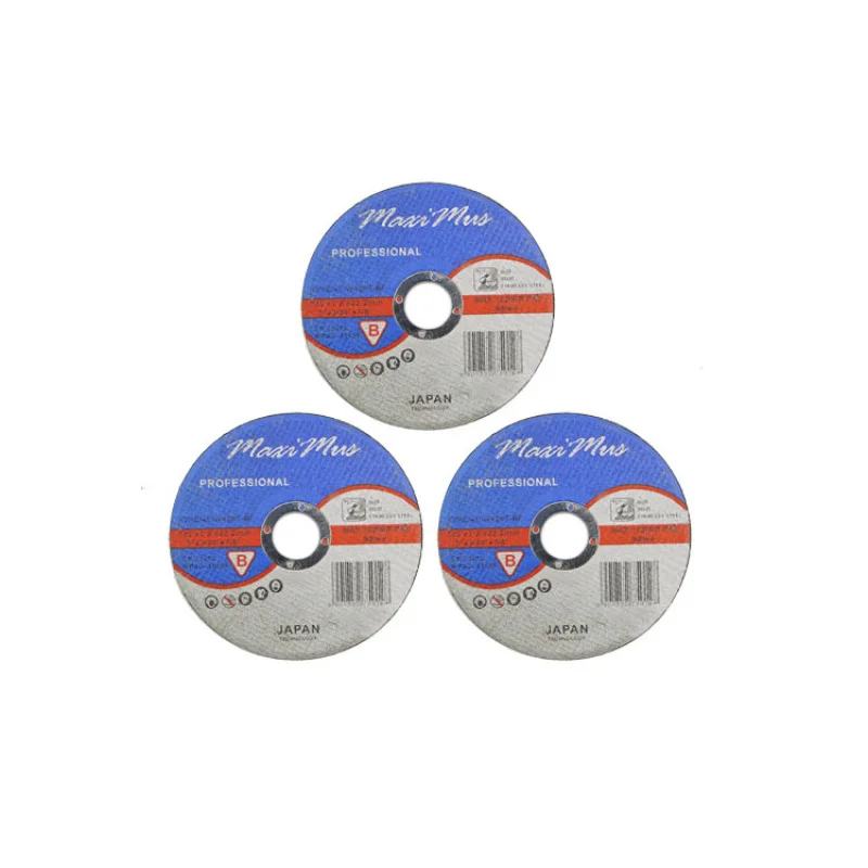 5-Inch Cutting Discs Stainless Steel 125mm Resin-Bonded Aluminum Oxide for Angle Grinder Fiberglass Backing