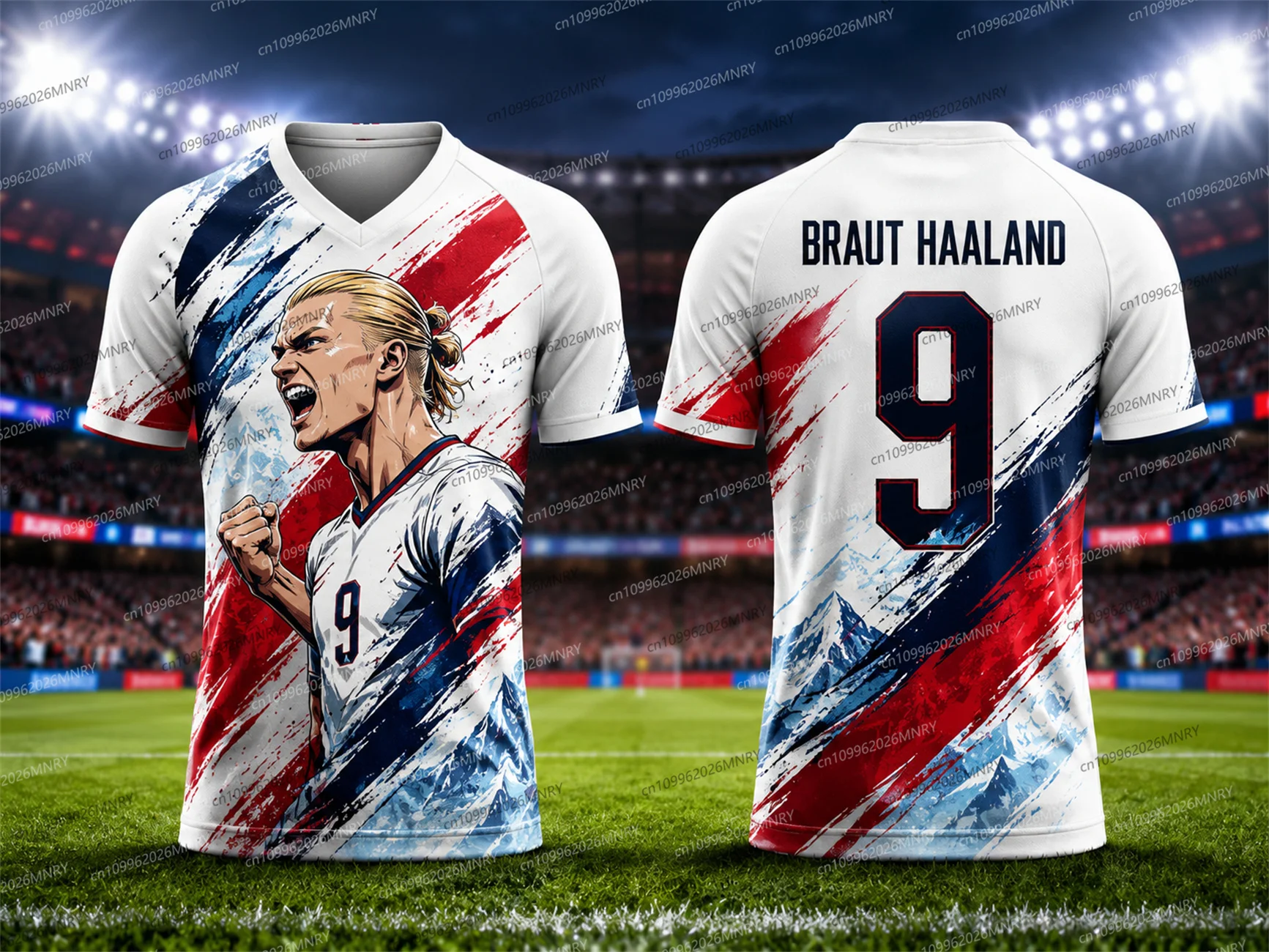 2026 Norway HAALAND Jersey Fan Jersey Summer women's tops Sports Training Uniforms Jersey Breathable Quick Drying Women Jersey