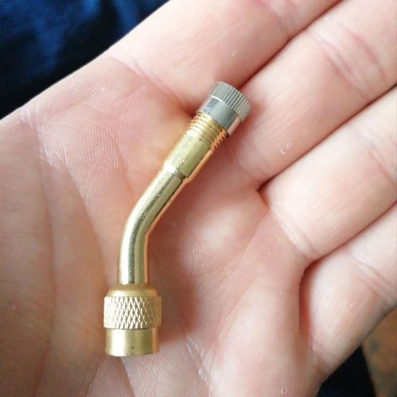 Car Motorcycle Bicycle Tire Valve Extender 90 135 Degree Stem Kit Air Pump Adapter Extension Tool view 2