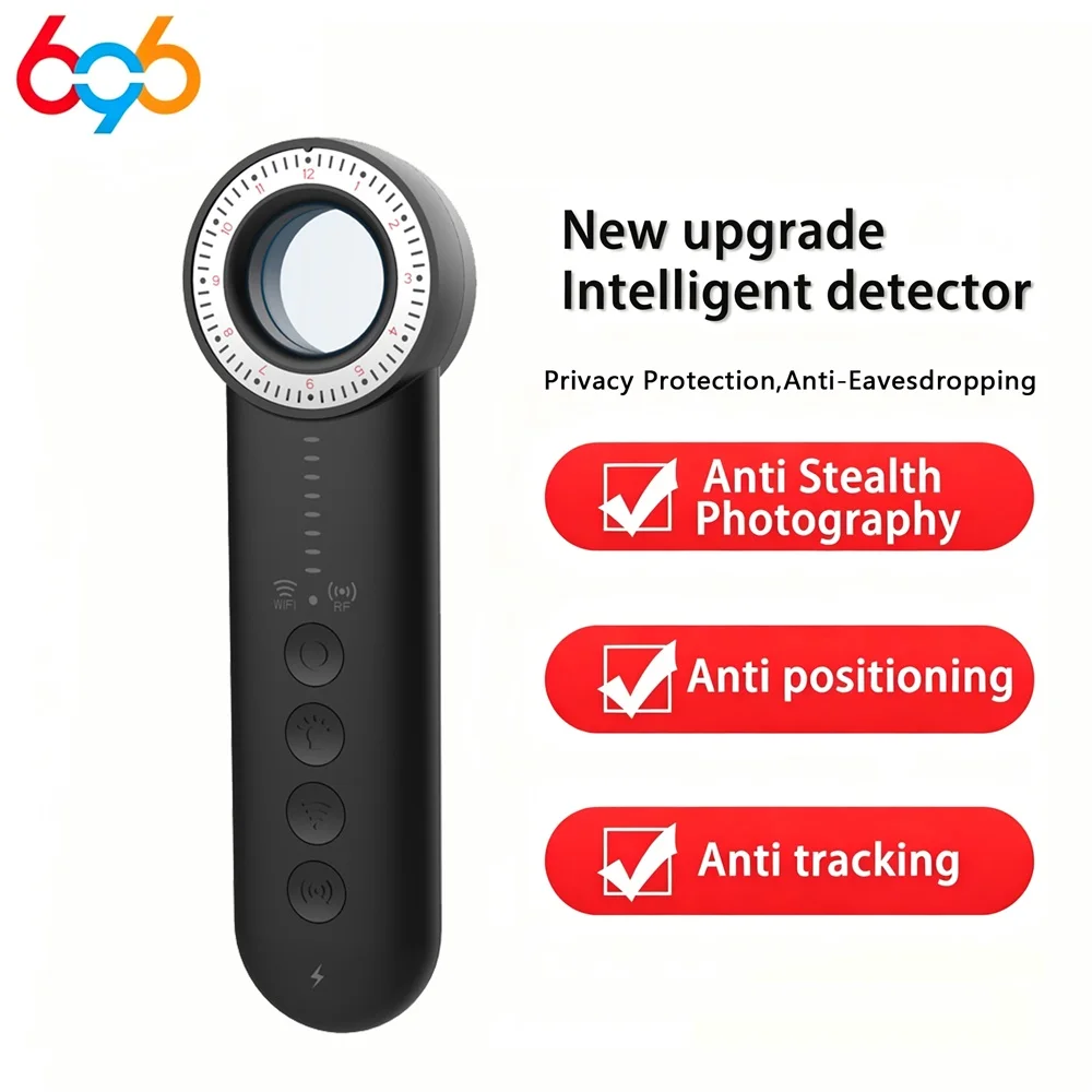 New Red Light Detector Travel Anti-Peeping Anti Positioning Anti Eavesdropping Measures Wireless Detector Auto-Scan Detector