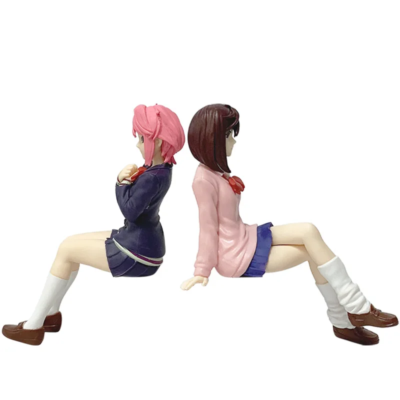 มีสินค้าในสต็อก ฟิกเกอร์อนิเมะ ดันดะดัน โมโมะ อาซาเอะ ชิราโทริ ไอร่า ท่าทางนั่ง  แบบประกอบเอง  วัสดุ PVC ของเล่นสะสม  ของขวัญ
