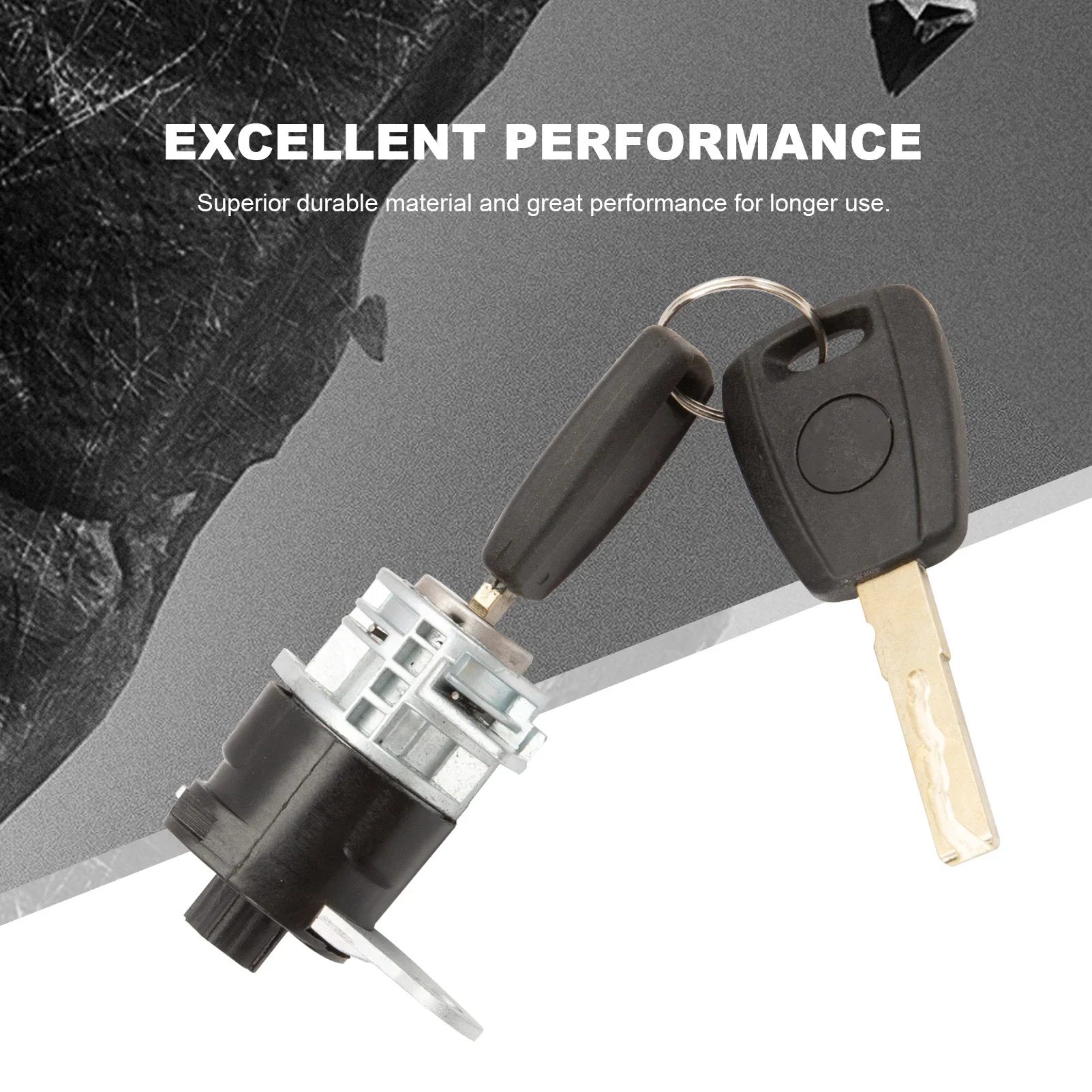 Car Rear Door Lock with 2 Keys Tailgate Lock for Boxer 2006- Ducato 2006- Jumper 2006- Doblo 2014- 4262SK