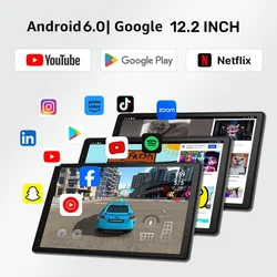 12.2 INCH Android 6.0 Tablet PC RAM 2GB 64GB ROM CT9 MT8163 Quad Core 1920 x 1200 IPS Screen USB 3.0 DC Charge Dual Camera