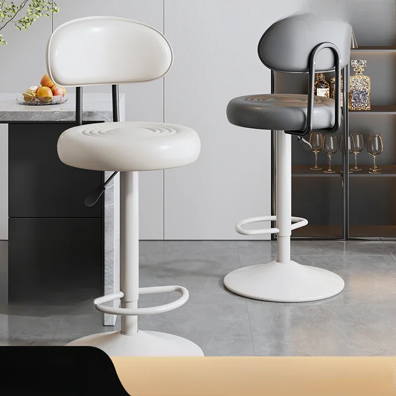 Modern Home Bar Chairs Light Luxury Pub Furniture Stainless Steel Nordic Bar Chairs Italian Type Checkstand Fall Tabouret De Bar