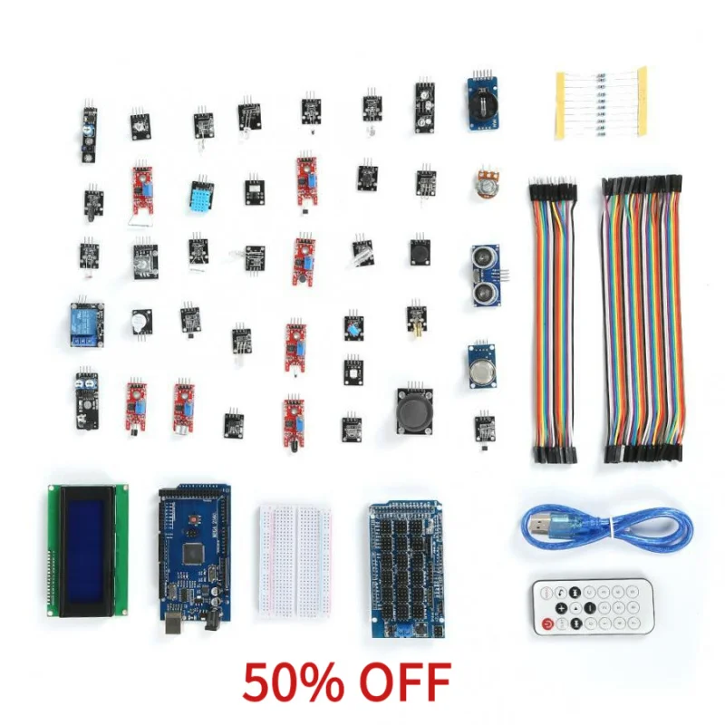 Applicablearduino MEGA2560 R3 40Sensor Learning Kit 2004IICLCD module