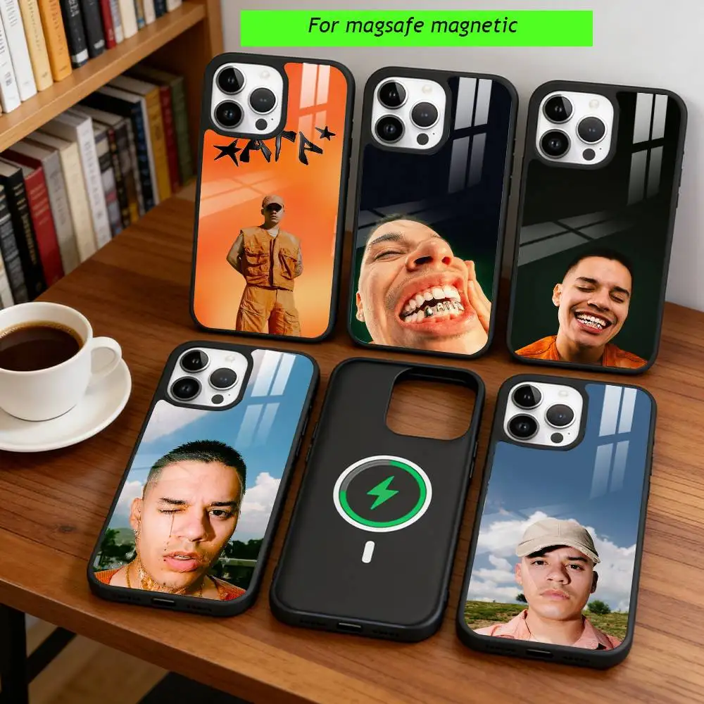 

Rapper Nsqk Phone Case For iPhone17,16,15,14,13,12,11 Plus,Pro Magnetic with Magsafe Wireless Charging