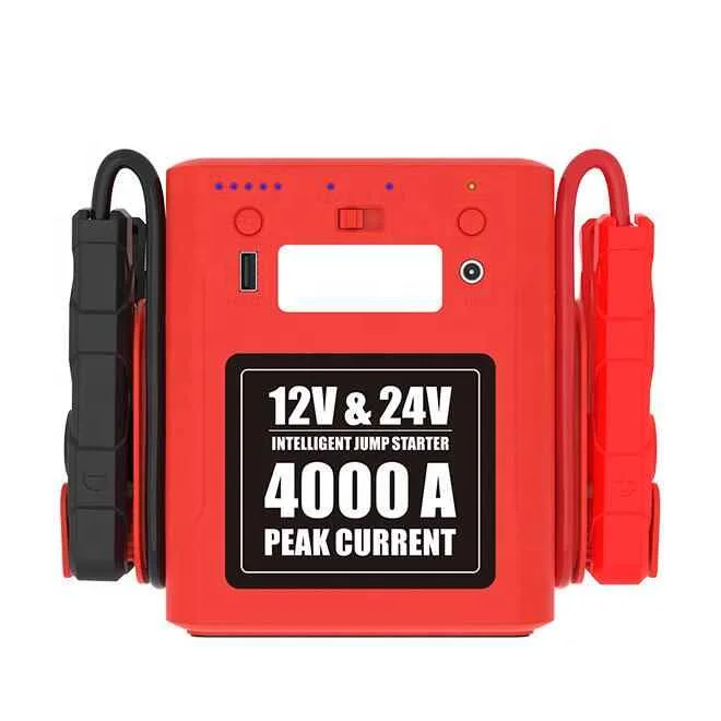 Best 4000a Heavy Rechargeable Battery Jump Starter Jump Starters Battery Booster Charger Emergency Tool Kit For Truck
