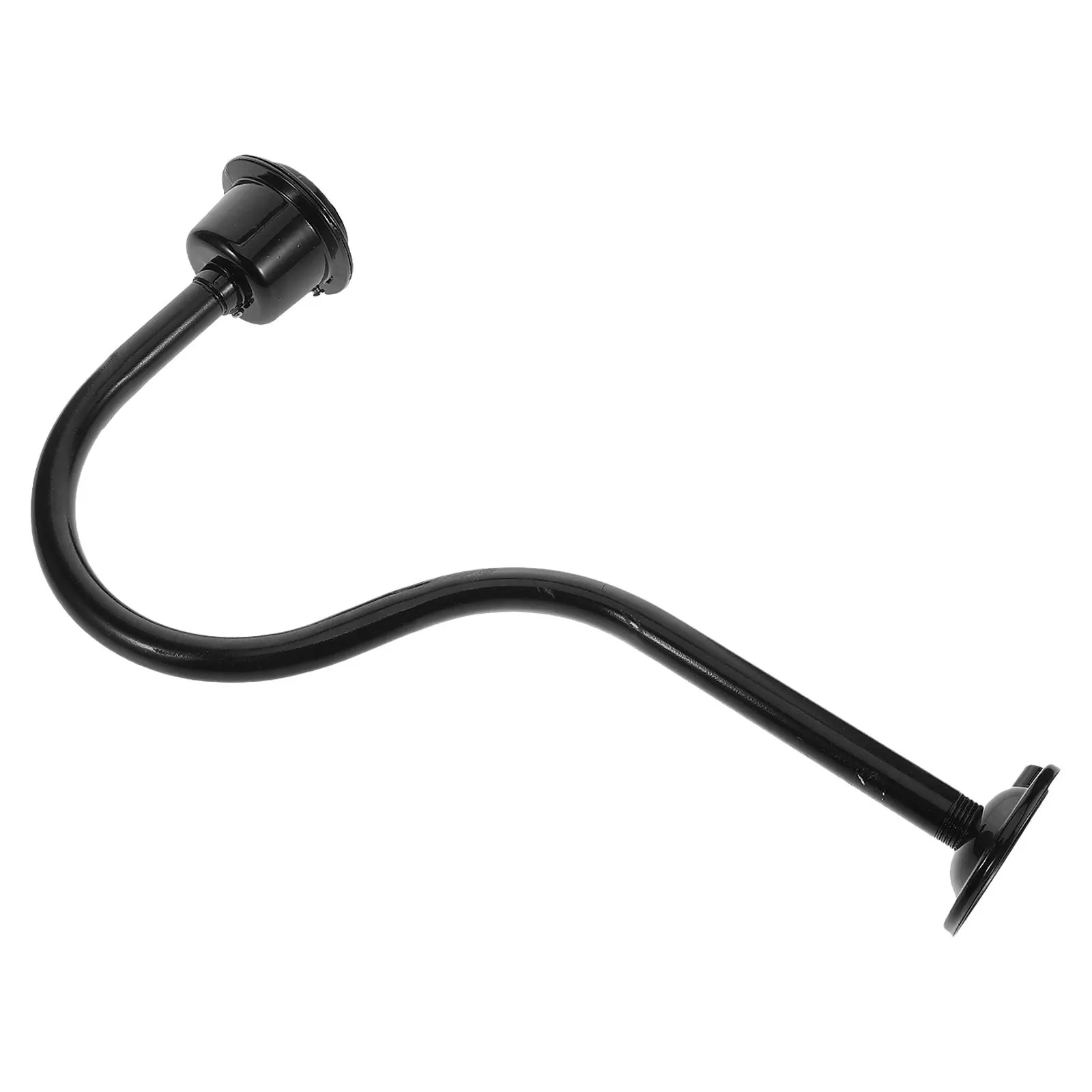 

Outdoor Waterproof Street Duty Rustproof Flexible Bent Arm For Storefronts Gardens Night Visibility Pole Lamp Head