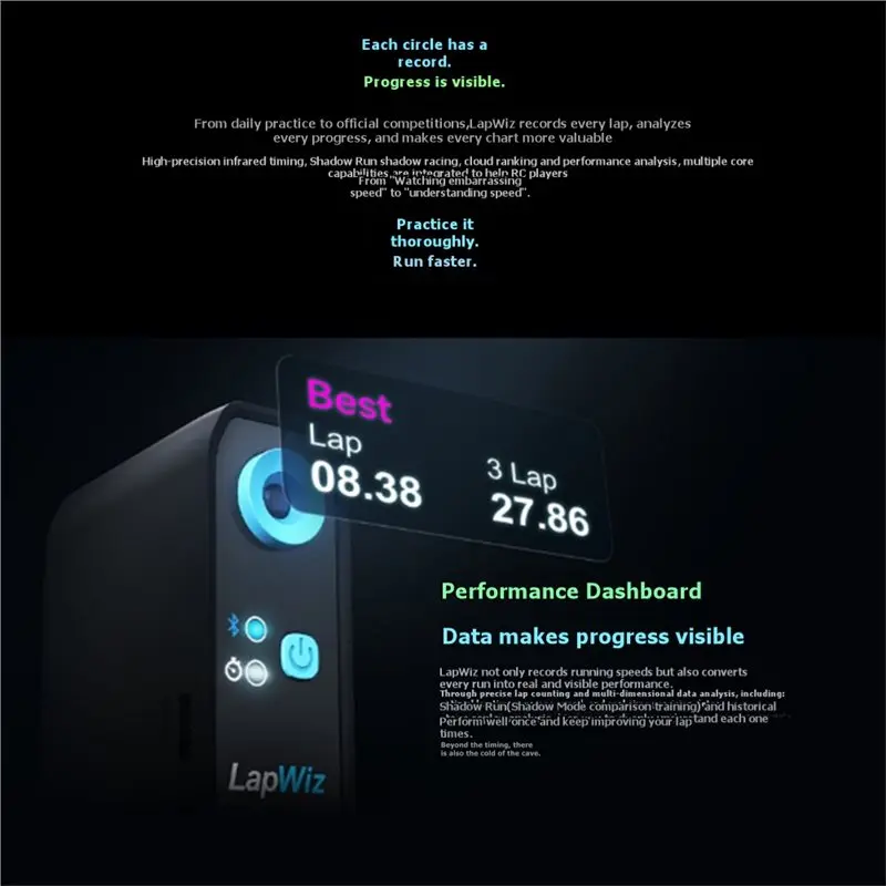 Lapwiz Intelligent RC Lap Timer System Intelligent Timer