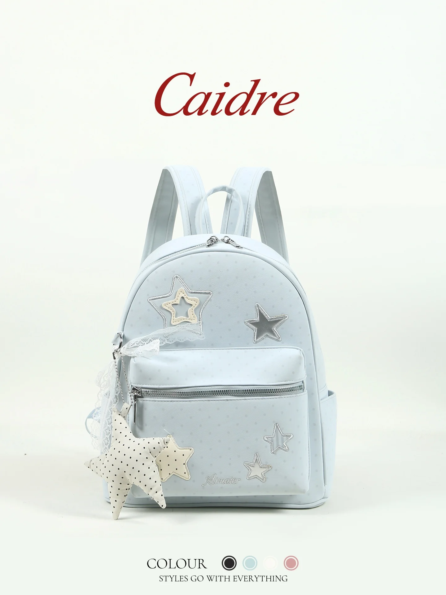 caidre-polka-dot-starry-night-backpack-cute-birthday-gift-for-besties-travel-shoulder-bag-ideal-for-young-adults-and-students