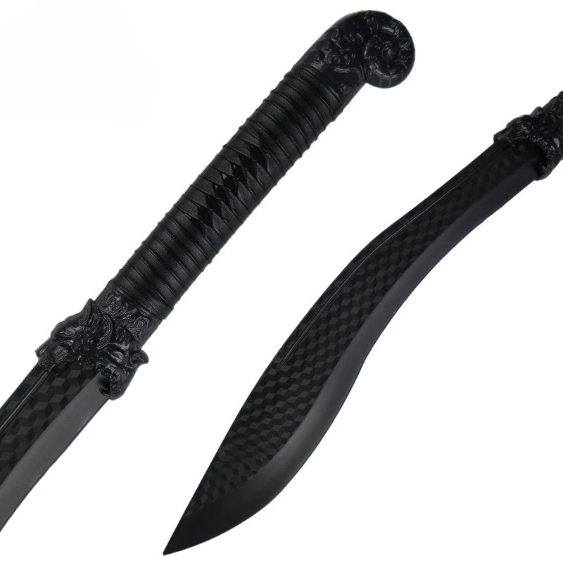 Épées de pratique du népal, 69cm/27,17 pouces, formation en Art Martial, accessoires d'armes en plastique, modèle de fournitures de fête, ornements, jouets d'exposition, sport