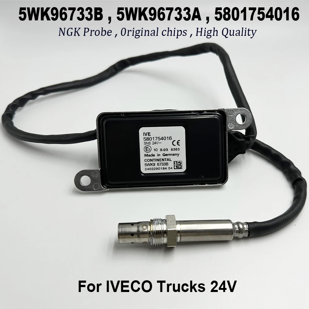 

5WK96733B 5WK96733A 5801754016 For NGK Probe Nitrogen Oxide Nox Sensor High Quality Chip For I-VECO Trucks 24V