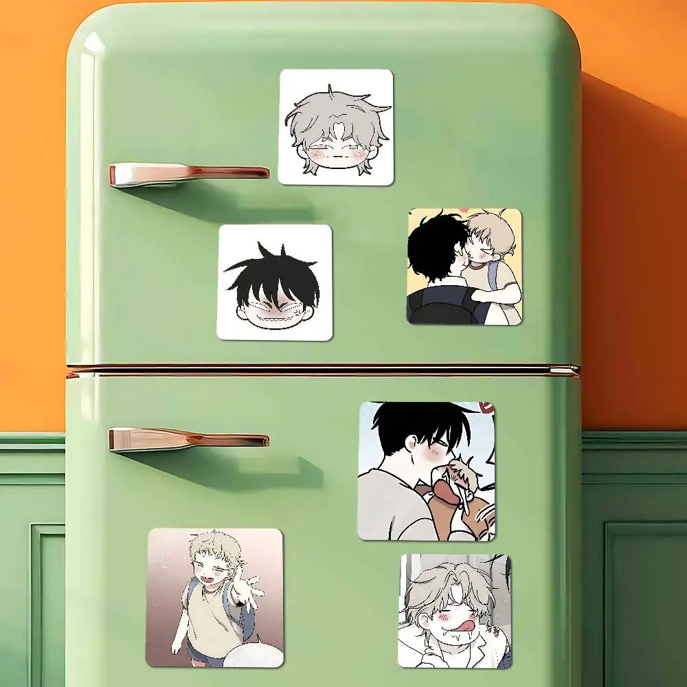 Imán para refrigerador Taeju YEO Euihyun KIM, pegatinas magnéticas creativas personalizadas con imanes
