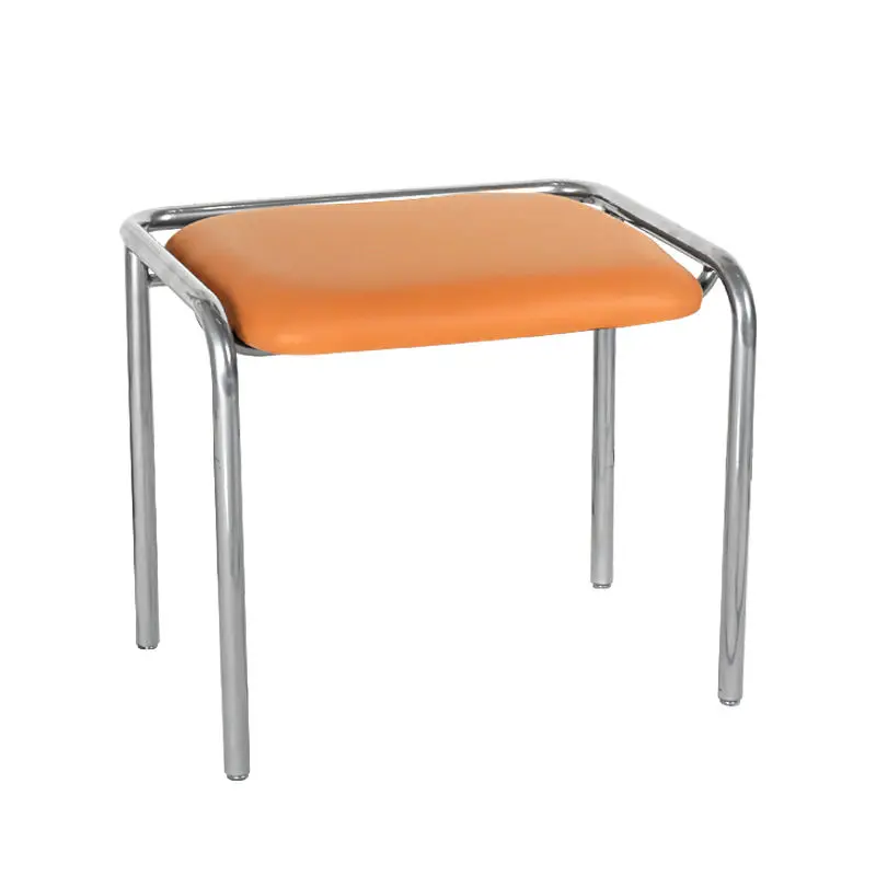 Nordic Thousand Bird Grid Makeup Stool Light Luxury Bedroom Stool Simple Ins Style Retro Makeup Stool Medium Ancient Style