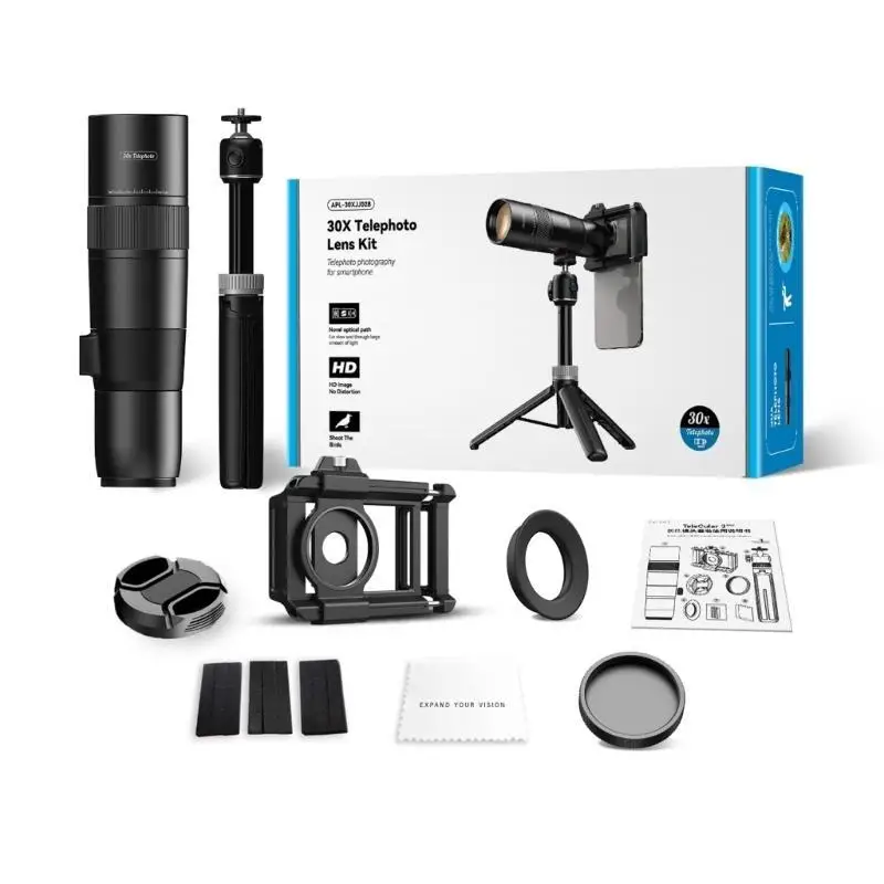 Photography Lens 36X Telephoto Lens with Tripod for Most Phones Picture Taking  D2RC