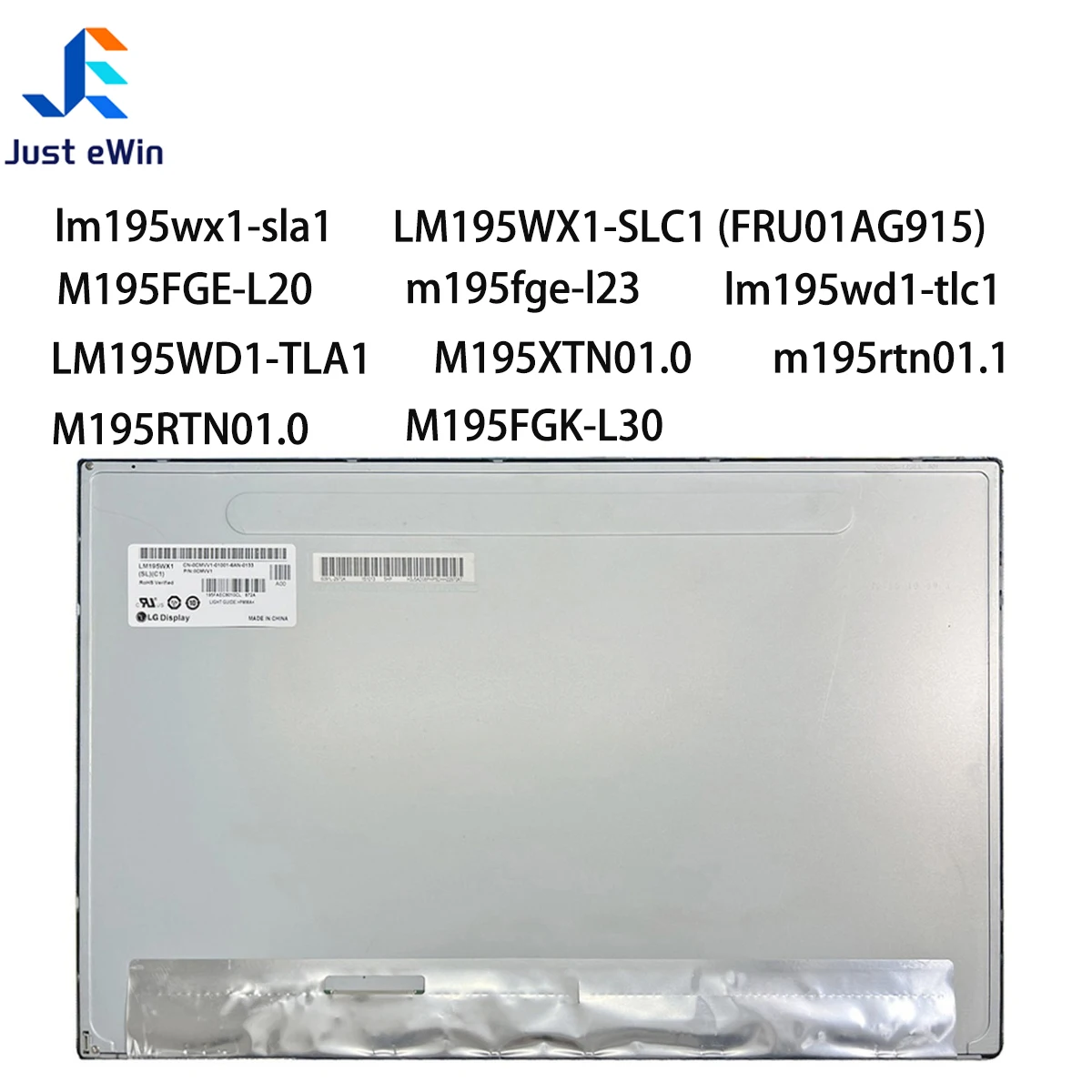 

New 19.5" lm195wx1-sla1 LM195WX1-SLC1 M195FGE-L20 m195fge-l23 lm195wd1-tlc1 LM195WD1-TLA1 M195XTN01.0 m195rtn01.1 Lcd Display