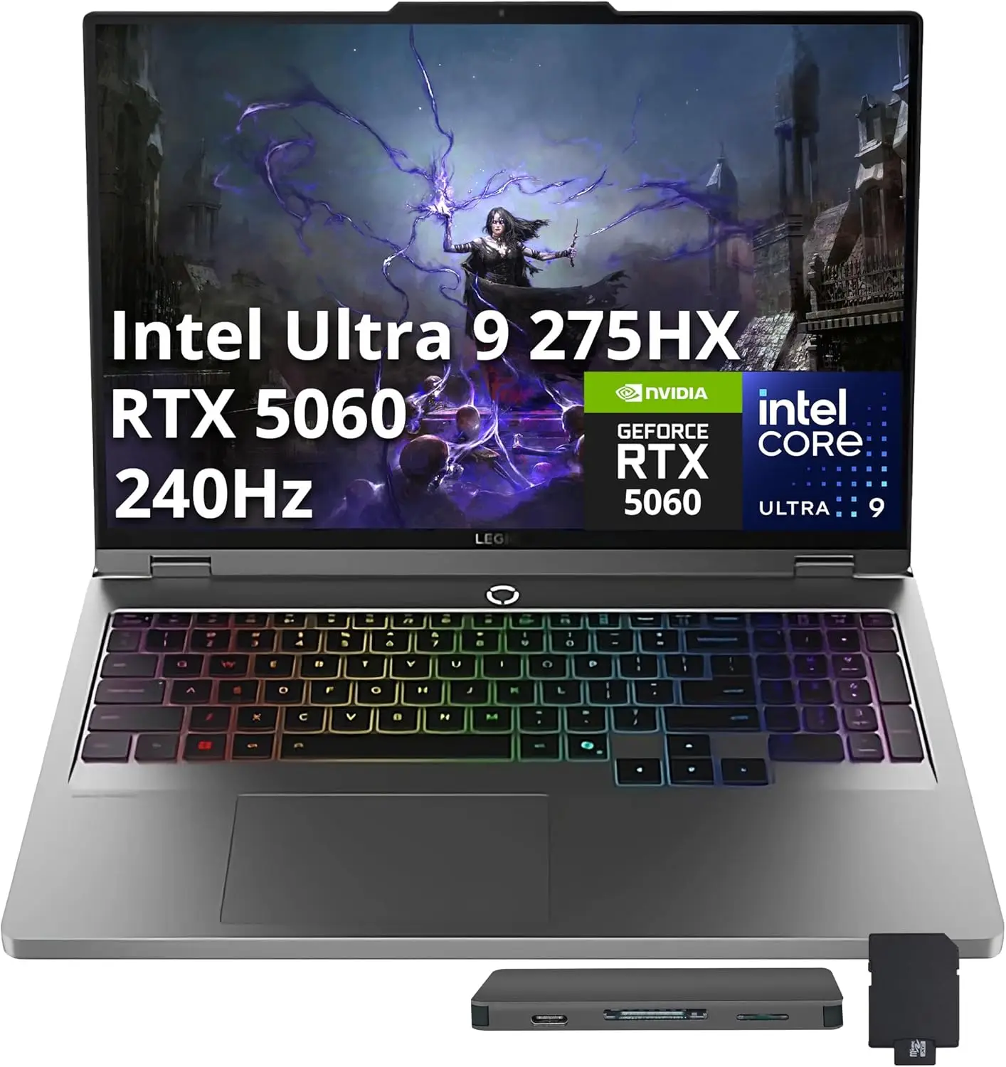

Игровой ноутбук Lenovo Legion, Intel Ultra 9 275HX, NVIDIA GeForce RTX, 64 ГБ DDR5, 3 ТБ памяти (2 ТБ SSD + 1 ТБ док-станция)