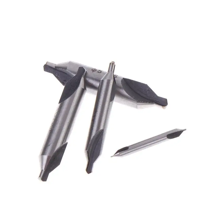 

New 1 Set 1/1.5/2/2.5/3/4/5 Center Drill Bits Set,60-Degree Angle Center Drill Bits Kit Countersink Tools For Lathe Metalworking