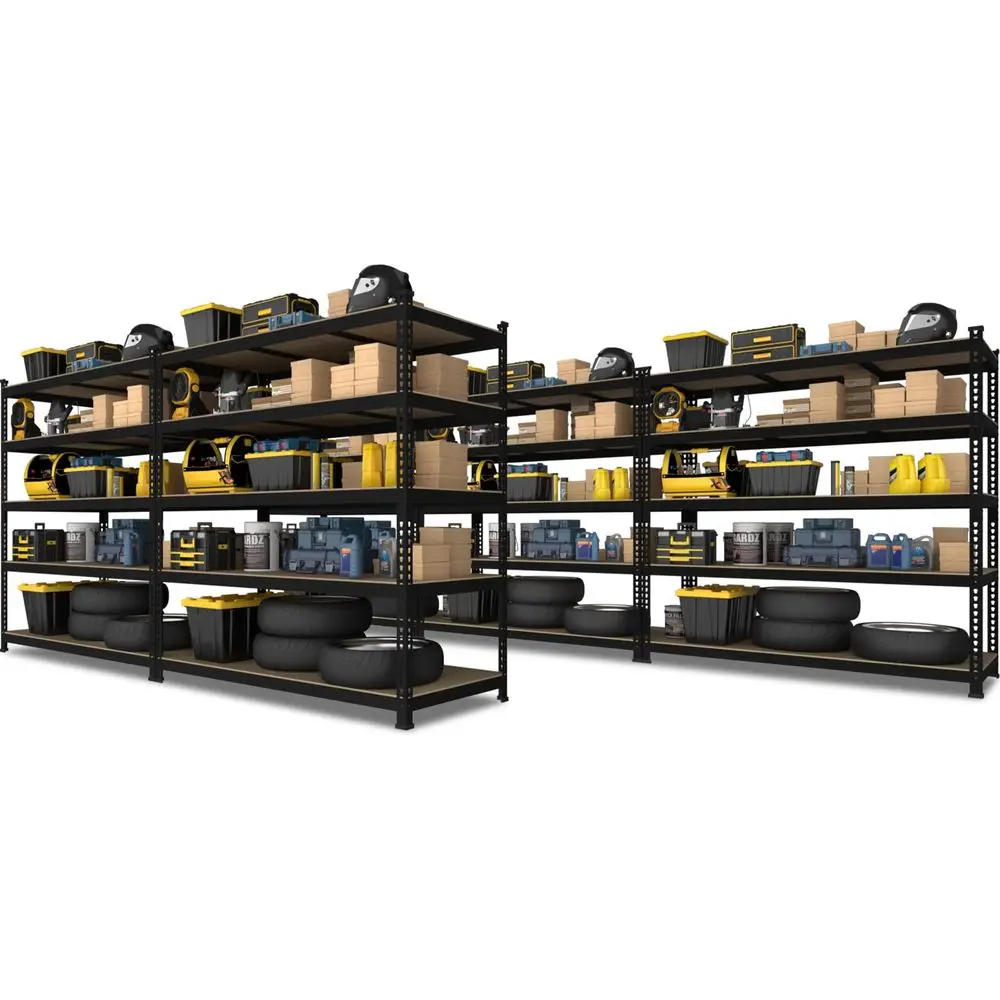 

48 x 24 x 72 Heavy Duty 5 Tier Adjustable Garage Storage Shelving, Metal Utility Rack Shelf Unit for Warehouse Pantry Closet Ki