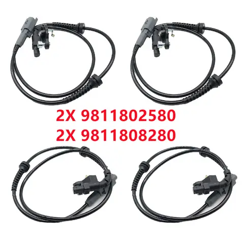 9811802580 9811808280 4545L0 454508 Anteriore Posteriore ABS Sensore di Velocità della Ruota Per Peugeot 307 308 408 3008 Citroen C4L C4 DS4