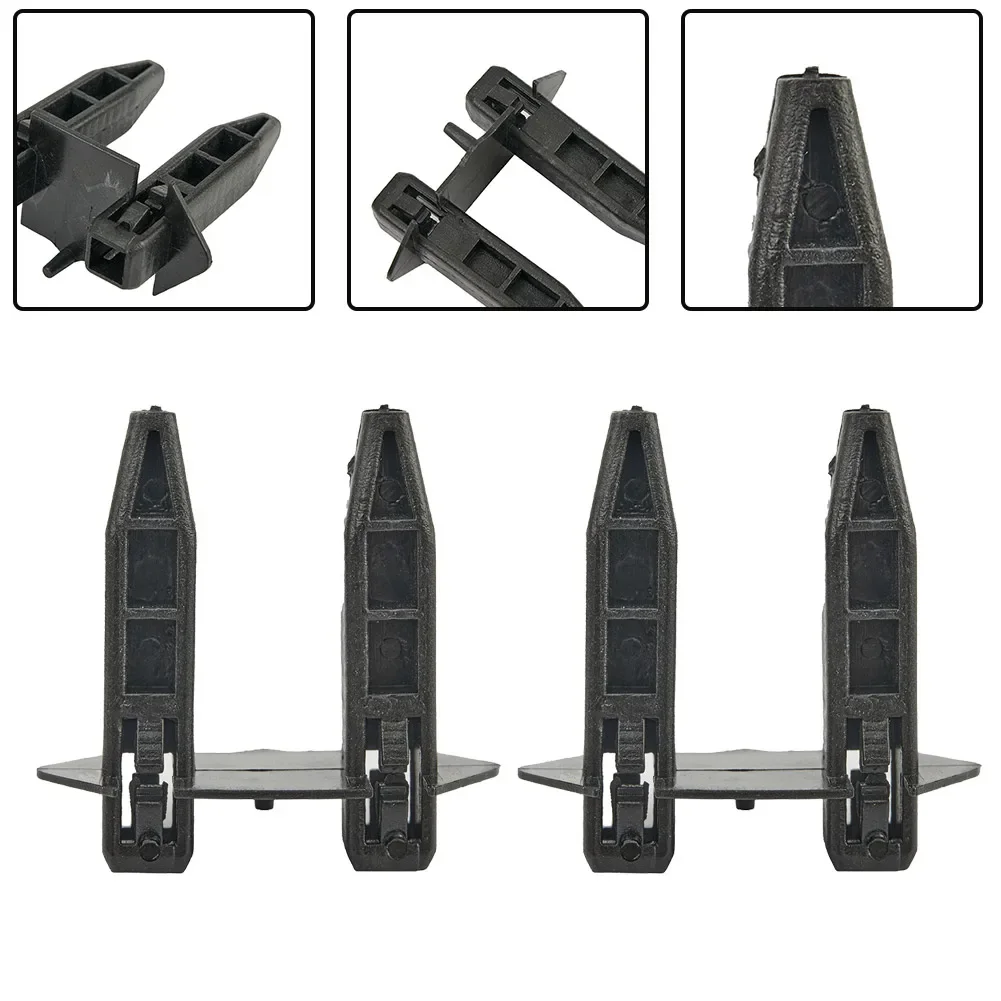 /2X /Front /Bumper Upper Panel Retainer Clip 53145-42010 For Toyota For RAV4 2001-2005 Black Exterior Fastener Holder