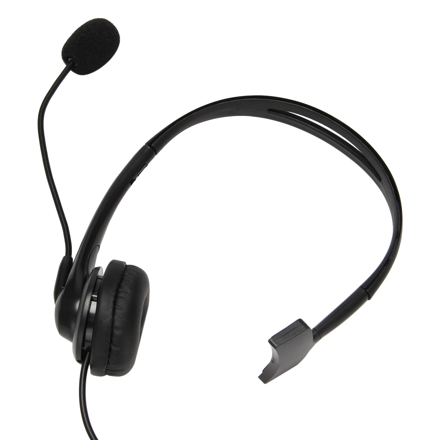 USB Call Center Headset with Noise Cancelling Mic Monaural Headphone for PC Home Office Phone Service Plug and Play