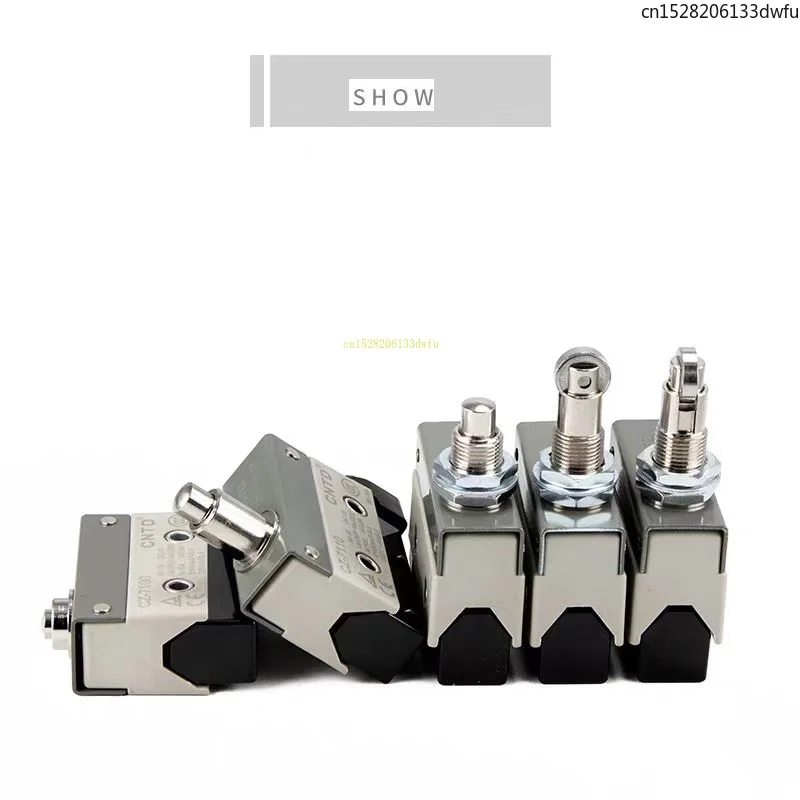 CNTD Limit Stroke Micro Switch CZ-7121 Silver Contact Self Resetting TZ-7121 Roller Long Pressure Plate