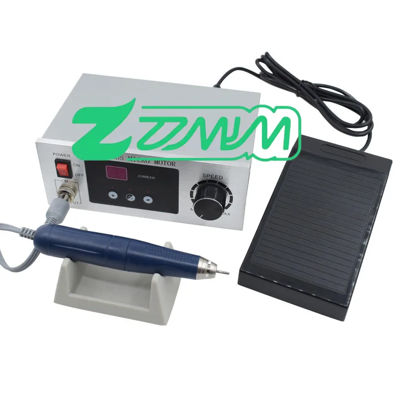 

Бесщеточный микромотор ден tal, 50000/70000 об/мин, с ножной педалью, микромотор, полировальный блок для den tal Lab