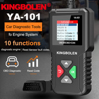 KINGBOLEN YA101 YA201 OBD2 Scanner Auto Diagnostic Tools OBDII EOBD Code Reader KW310 For 12V Car DiagnosIs PK CR3001 CR3008