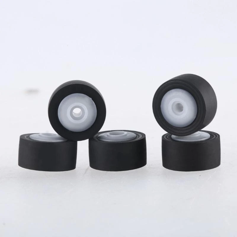 5PCS Cassette Tape Recorder Pinch Roller Wheel Rubber Pressure Belt Pulleys Set