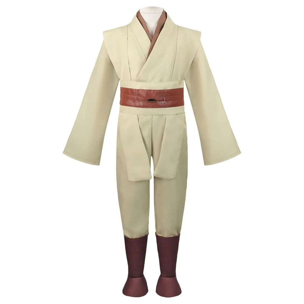 Halloween-Cosplay-Kostüm für Kinder, Jedi-Ritter, Bühnenauftritt, traditionelles chinesisches Kostüm, Polyesterfaser