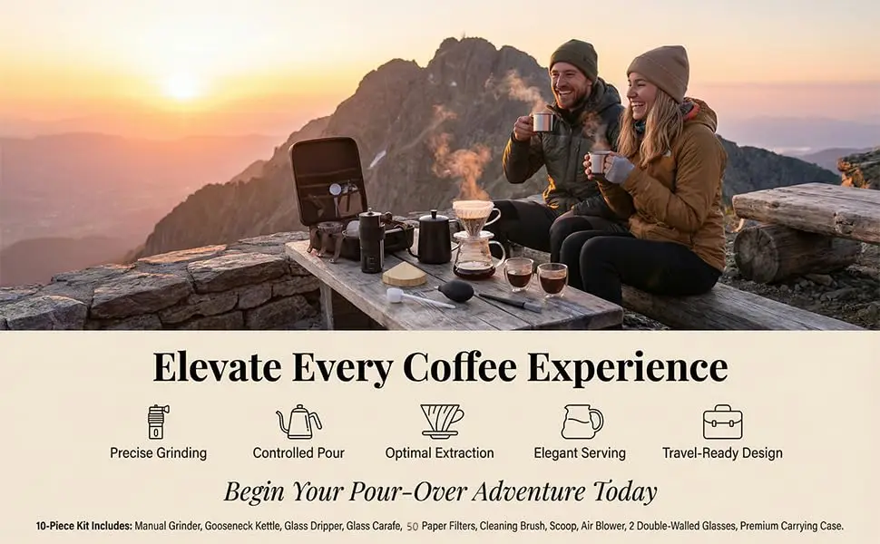 kettle pot espresso  brew portable travel  single hand barista cafetera stainless fellow tea