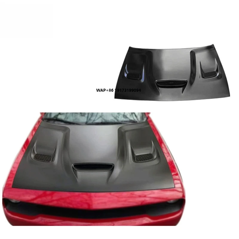 

Suitable for the 2011-2016 Dodge Challenger with Carbon Fiber Open-front Engine Hood Modification