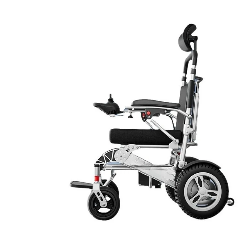 

Electric wheelchair elderly disabled remote control foldable lightweight portable aluminum alloy