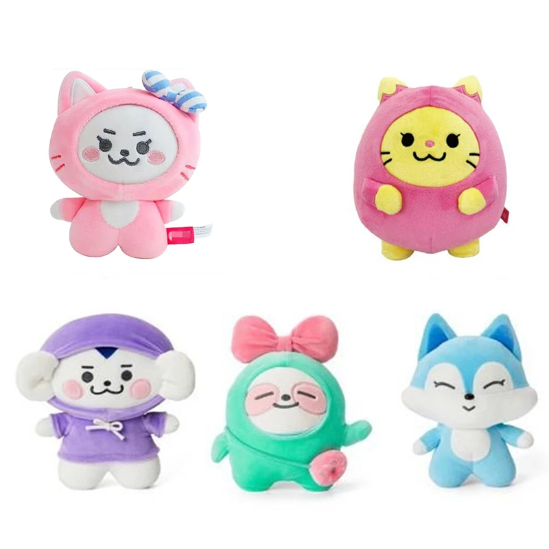 ITZY WDZY Plush Doll 20cm Kawaii Korean KPOP Itzy Plush Toy Yuna Lia Yeji RyuJin ChaerYeong Dolls Fans Children Gift