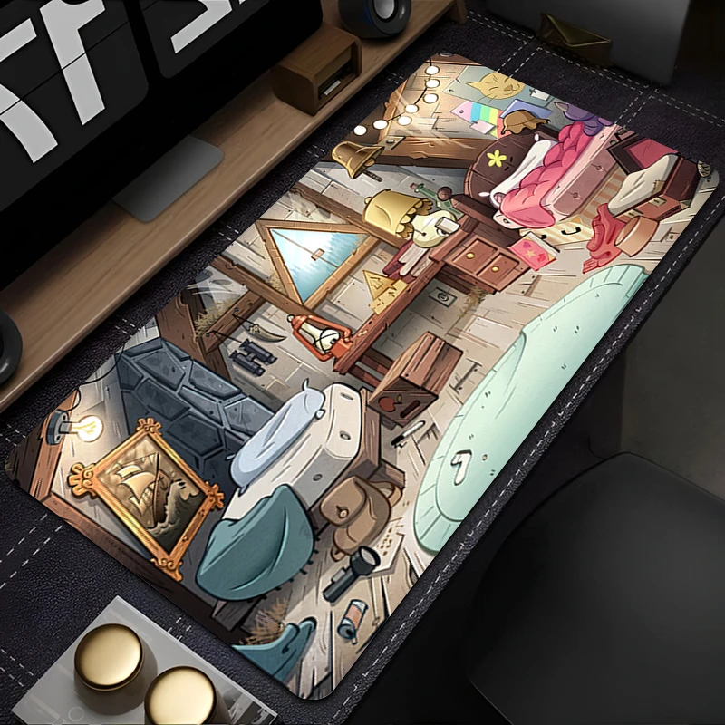 Mouse Pad Laptop Non-slip Esport Office Laptop Desk Mat Game Player Mousepad Disney Movie G-gravity F-falls Mini PC Keyboard Pad