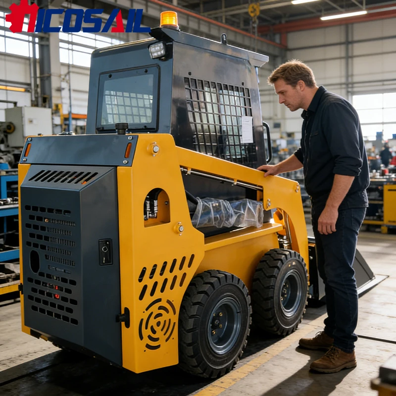 

Компактный гусеничный погрузчик 4WD для муниципального использования, CE Euro 5, для строительных работ