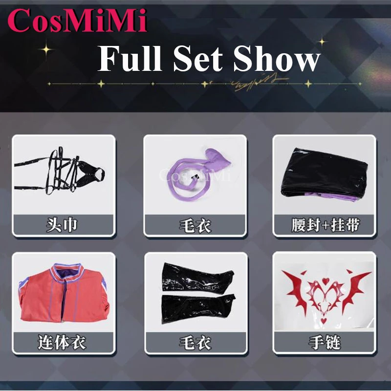 CosMiMi Morvay Косплей Игра Nu: Карнавальный костюм Модная красивая униформа Полный комплект Карнавальная вечеринка Ролевая игра Одежда S-XXL Новый
