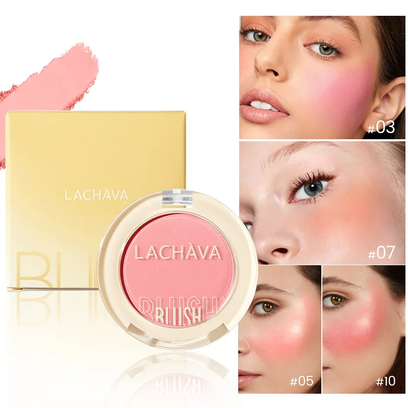 Paleta różu do twarzy Nude Matte Blush Pink Orange Tint Makeup Blush Paleta Długotrwały Rozświetlający Twarz Koreański Czysty Sexy Nowy Puder do Róży