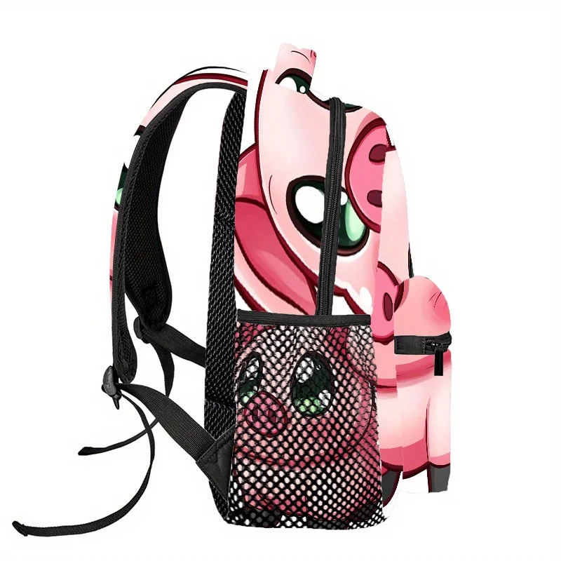 Adorable Pig Design Outdoor Sports Backpack Adjustable Comfort Shoulder Strap Lightweight Foldable Perfect for Hiking Beach
