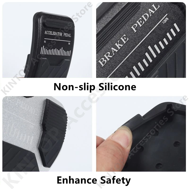 For BAIC MOTOR BJ30 24-26 Accelerator,Brake Pedal Cover,Car Interior Decoration Modification Protection Accessories Refit - view 3