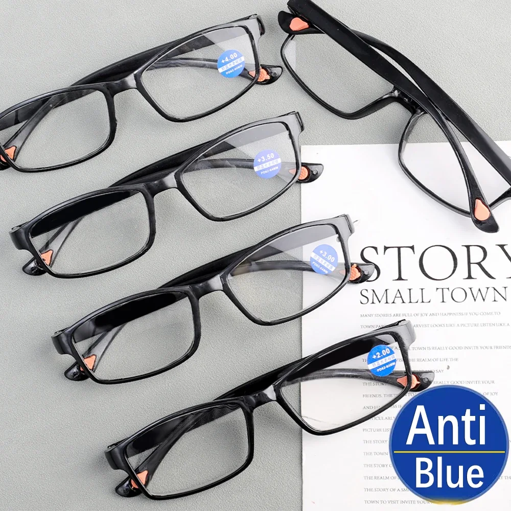 Multifocal Progressive Reading Glasses Men Intelligent Small Frame Ultralight Anti Blue Light Presbyopic Eyewear Women +1.0~+4.0