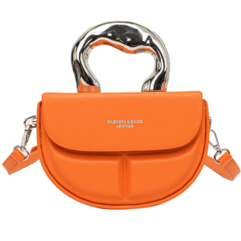 Half Round Messenger Bag Women's One Shoulder Handheld Casual New Fashion Handbags For Women Purse Crossbody High Quality Luxury